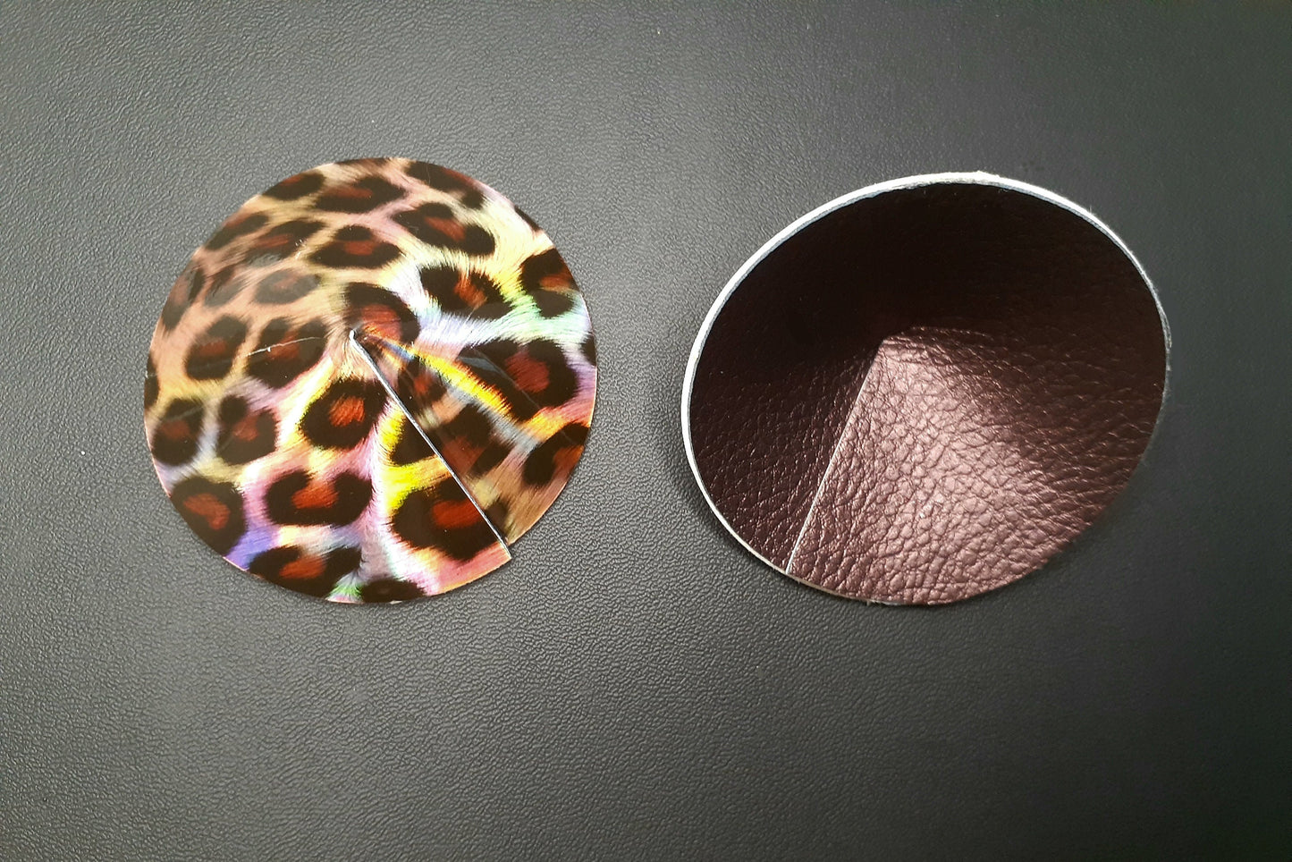 Cheetah print holographic lingerie accessory nipple covers