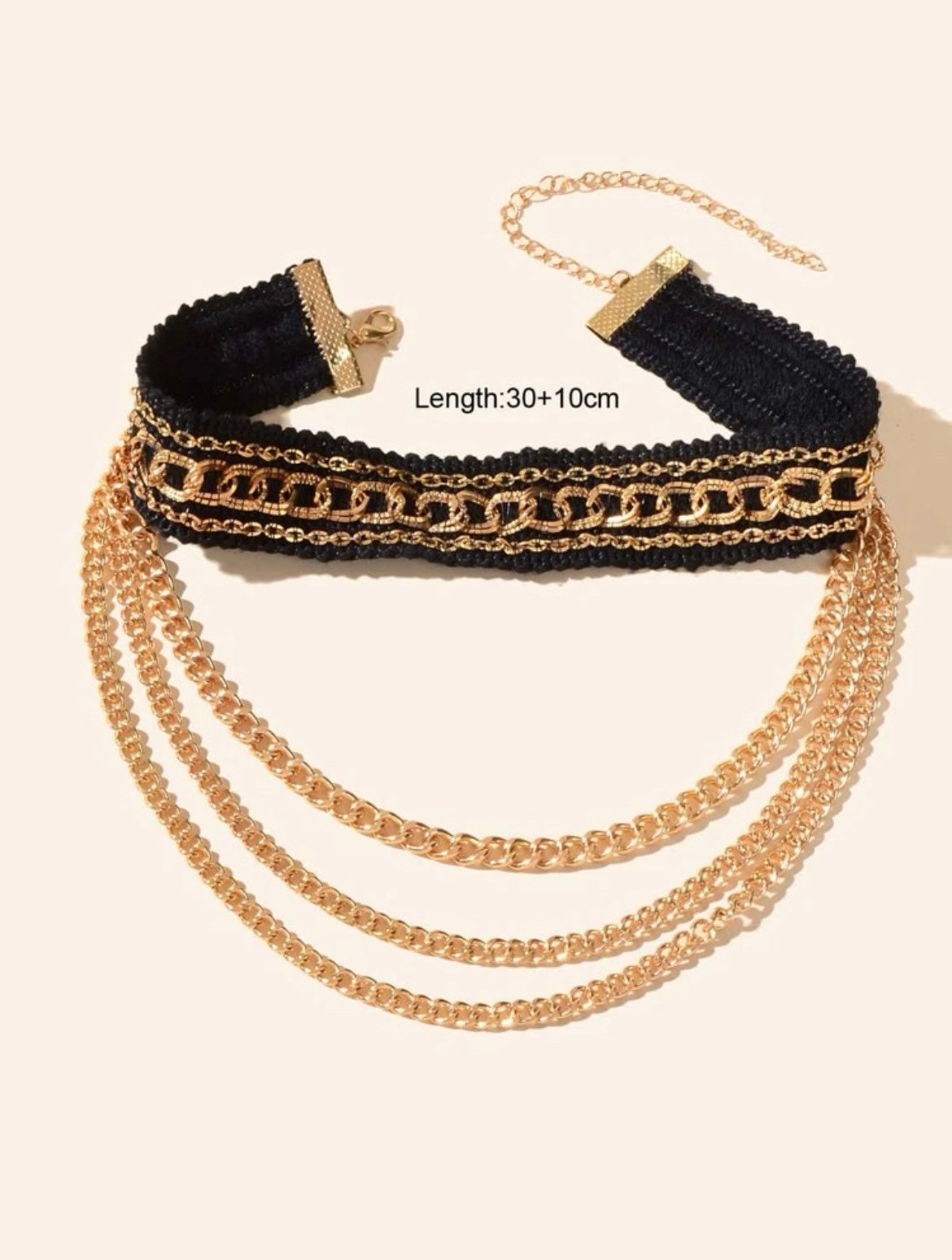 Egyptian style chain necklace