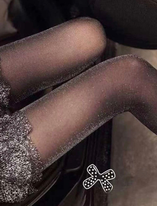 Glitter fashion tights