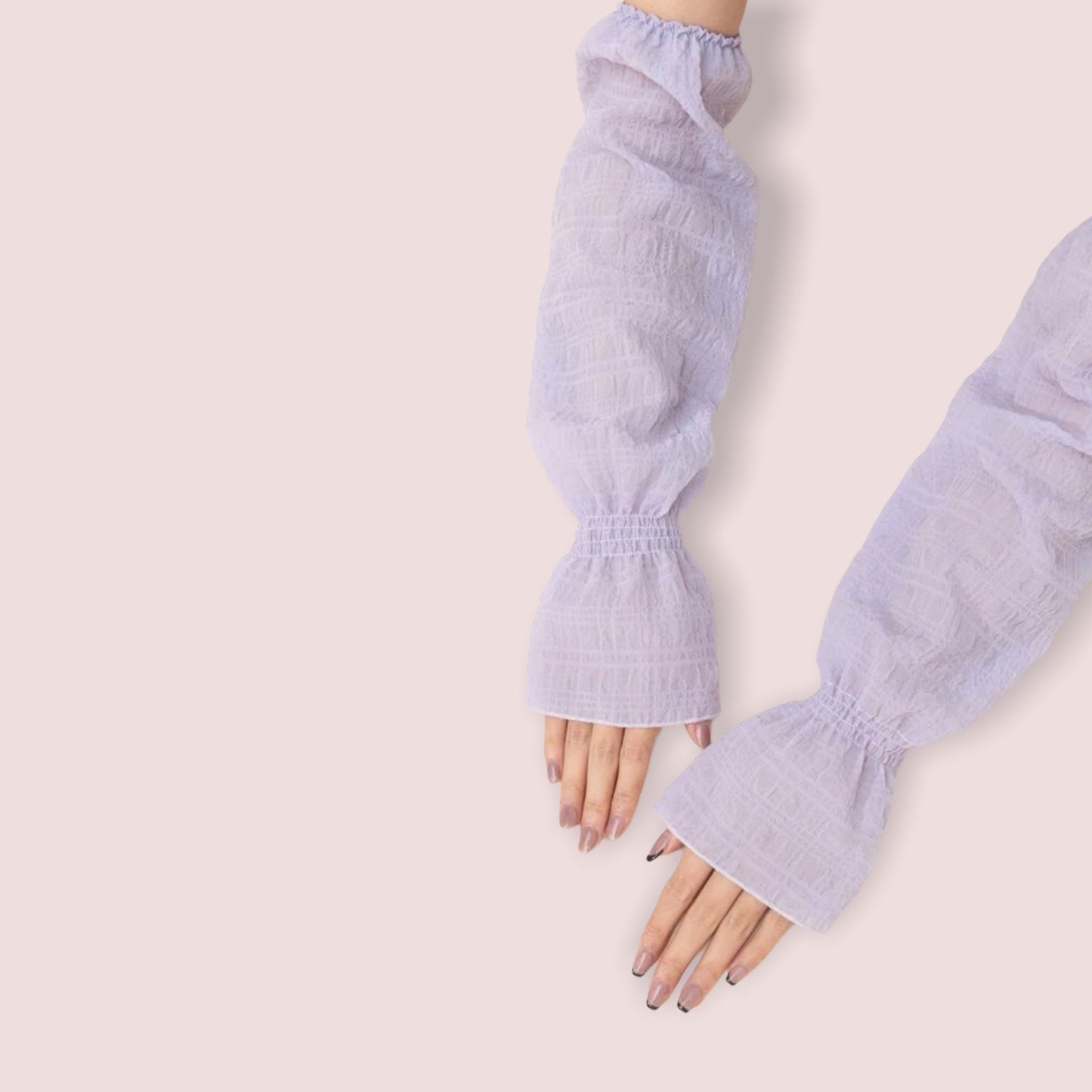 Lavendar arm sleeves