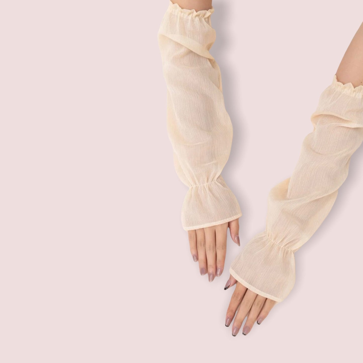Sheer tulip arm sleeves