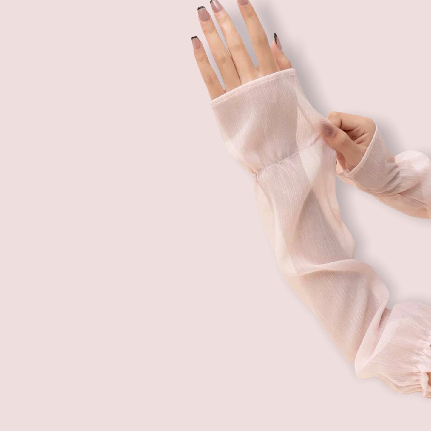 Light pink UV protection fashion sleeves