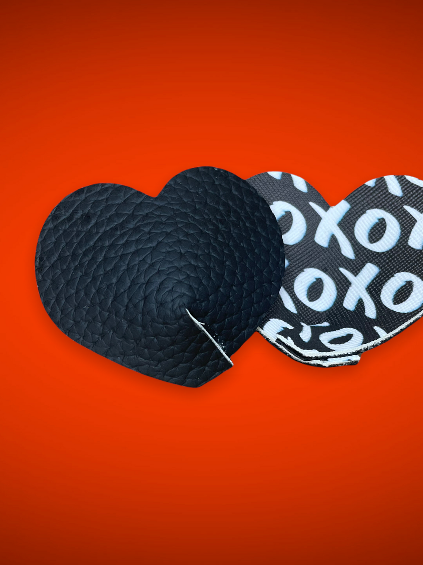 Black heart nipple pasties, Lingerie accessories for Valentines Day