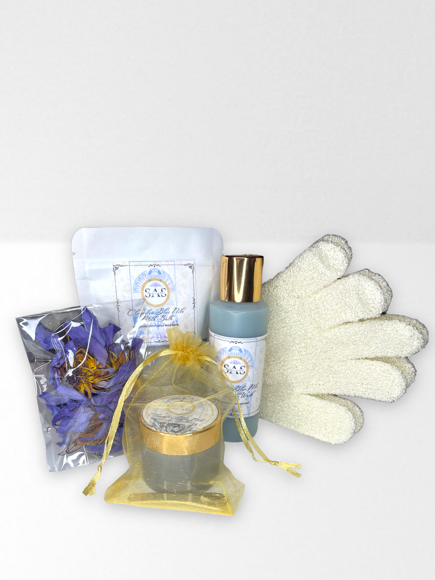 Cleopatra Blue Nile Ancient Bath Collection-Spa Sample Gift Set