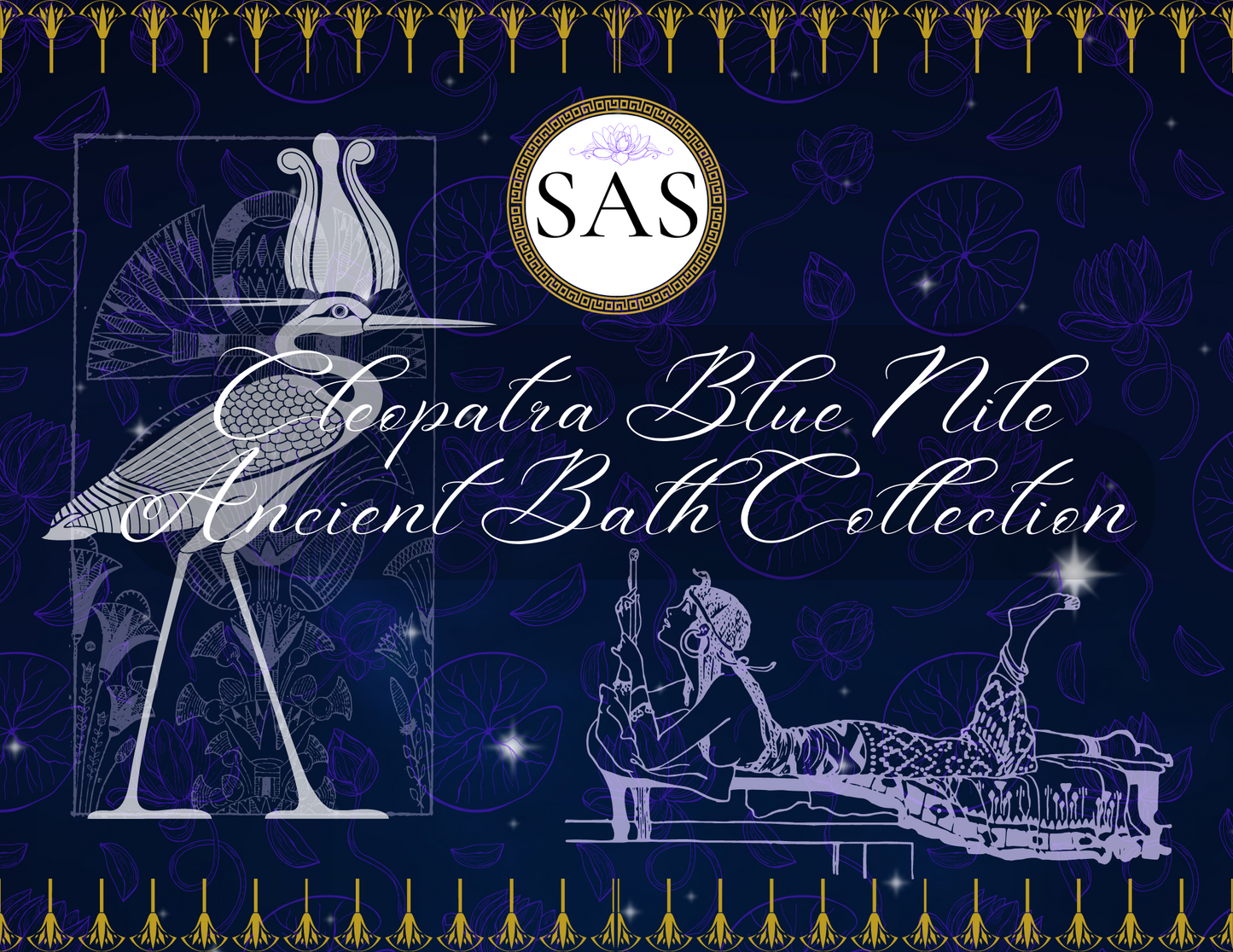 Cleopatra Blue Nile Ancient Bath Collection-Luxury Spa Gift Set