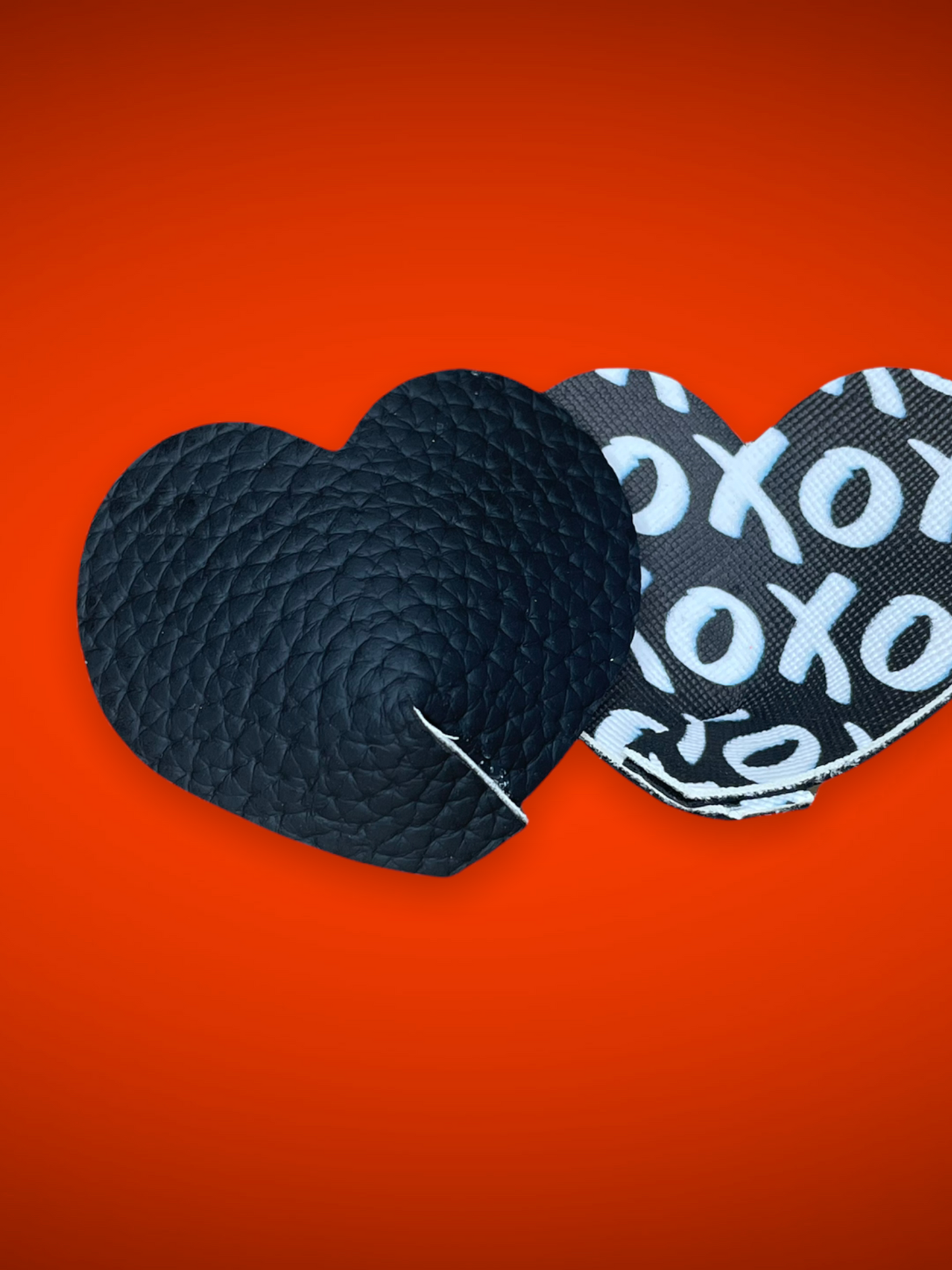 Black heart nipple pasties, Lingerie accessories for Valentines Day