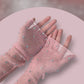 Rhinestone Glitter Arm Sleeves- Pink
