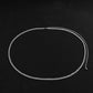 Mens Minimalist Silver Waist Chain