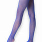 Royal blue fishnet tights