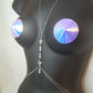 Nipple pasties- Unique Holographic snake skin design