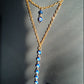 evil eye golden body chain