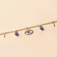 evil eye rhinestone necklace