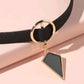 Black choker necklace for  women