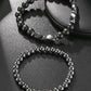 Dice beaded mens bracelet set