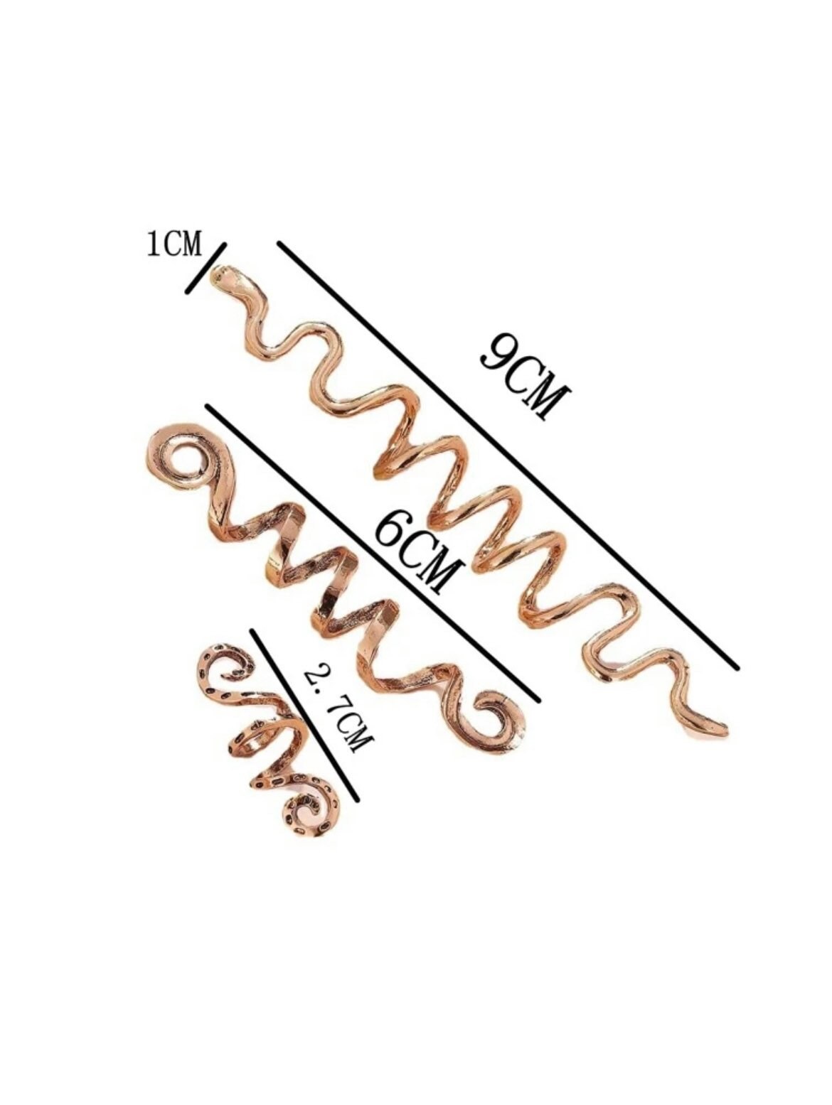 snake hair beads