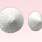 White glitter stiletto shaped pasties. Reusable