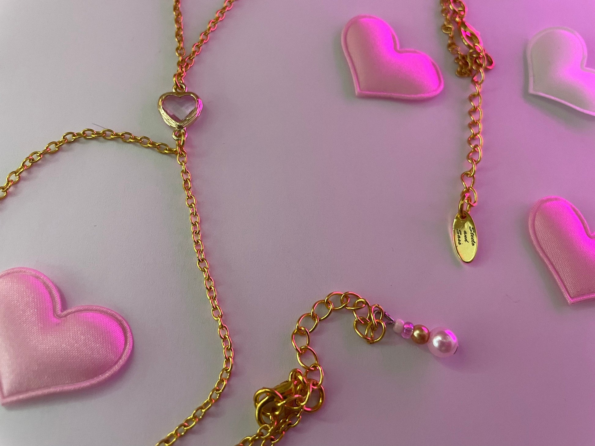 Lingerie accessory body chain adornment for valentines day