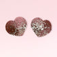 Heart pasties. reusable