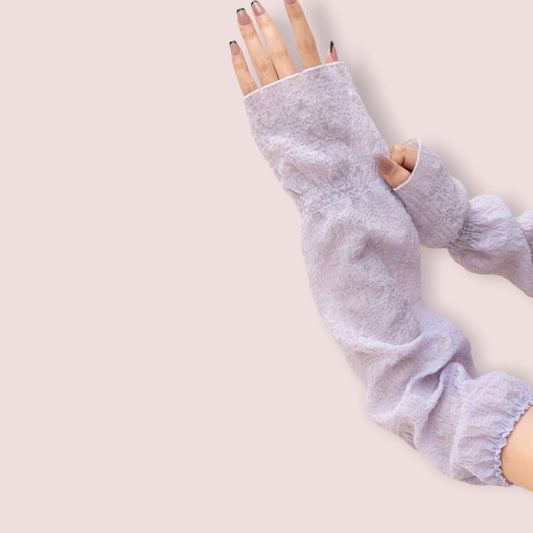 Purple uv protection arm sleeves