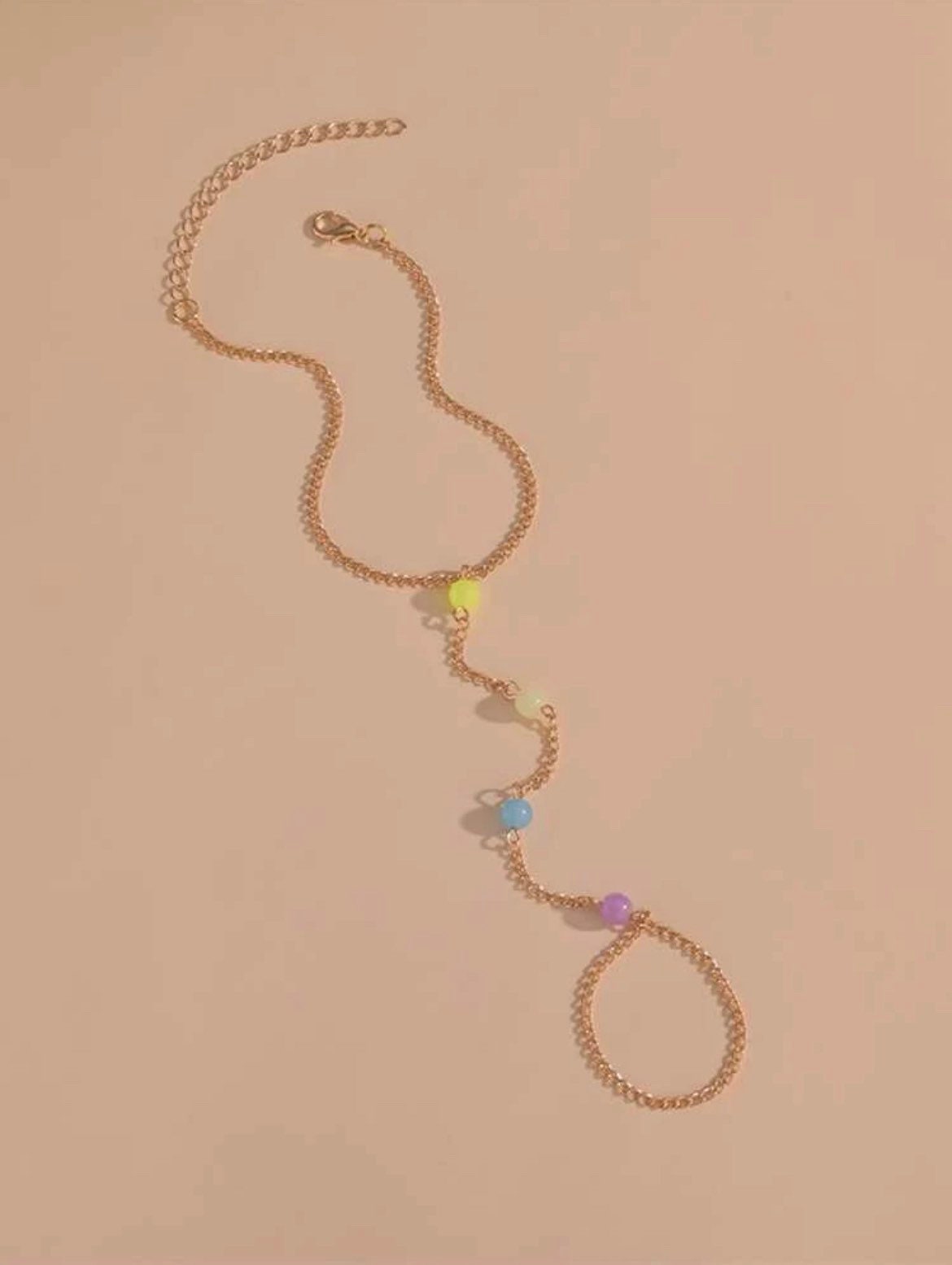 Glow in the dark anklet