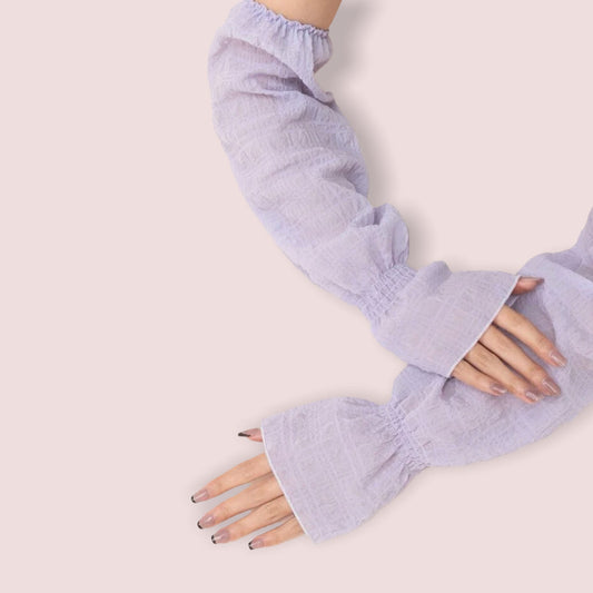 purple arm sleeves