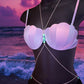 Glow in the dark summer beach chain set. Can be purchased seperately.