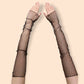 Chevron mesh arm sleeves