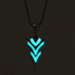 Glow in the dark mens necklace