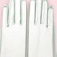 mint green tulle gloves