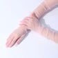 Light pink tulle gloves, Pink opera style tulle gloves, Above the elbow gloves