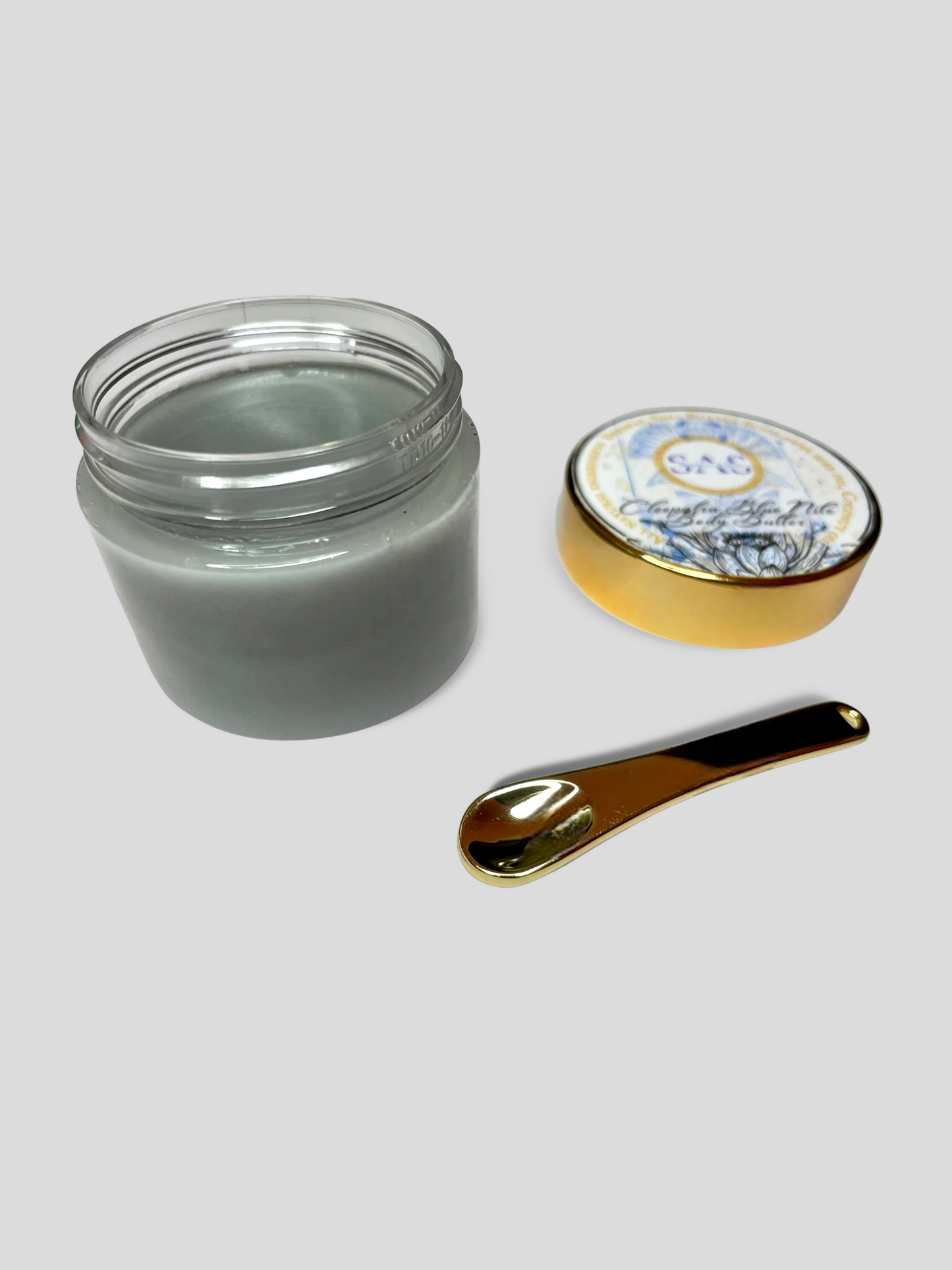 Cleopatra Blue Nile Body Butter- Butterfly Pea Body Butter with Cosmetic Spoon