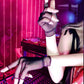 Fishnet mittens, black fishnet gloves