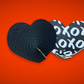Black heart nipple pasties, Lingerie accessories for Valentines Day