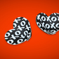 Black heart nipple pasties, Lingerie accessories for Valentines Day