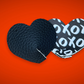 Black heart nipple pasties, Lingerie accessories for Valentines Day